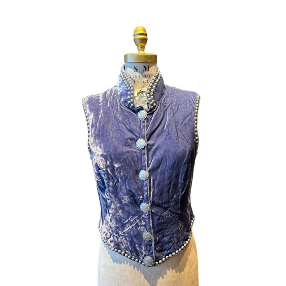 Double D Ranch Navy Vest, Small - Picture 1 of 2